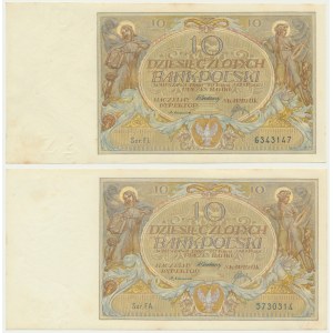 10 złotych 1929 (2 szt.)