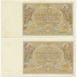 10 gold 1929 (2 pcs.)