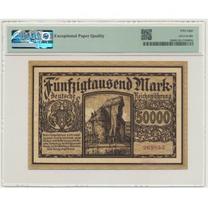 Danzig, 50.000 Mark 1923 - PMG 58 EPQ