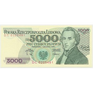 5 000 PLN 1988 - DC -
