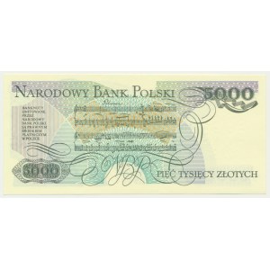 5,000 PLN 1988 - DC -.