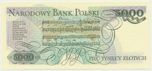 5,000 PLN 1986 - AY - first vintage series