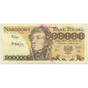 500 zloty 1982 - FG - forgé