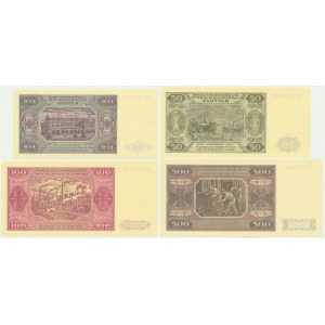 Set, 20-500 gold 1948 - MODEL (4 pieces).