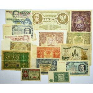 Súprava, 1/2 - 1000 mariek/zlato 1916-88 (16 ks)