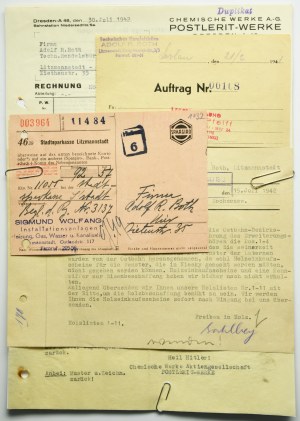 Łódź (Litzmannstadt), documents comptables 1940-44