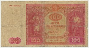 100 zloty 1946 - Mz - rare série de remplacement