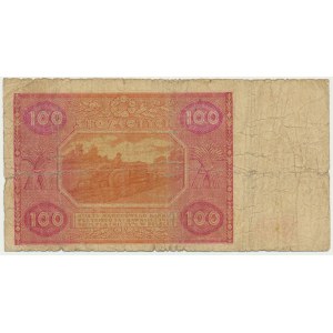 100 zloty 1946 - Mz - rare série de remplacement