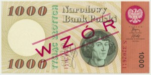 1,000 zloty 1965 - MODÈLE - S -