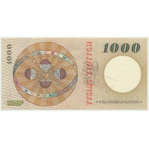 1.000 Zloty 1965 - MODELL - S -