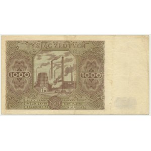1,000 zloty 1947 - E -.