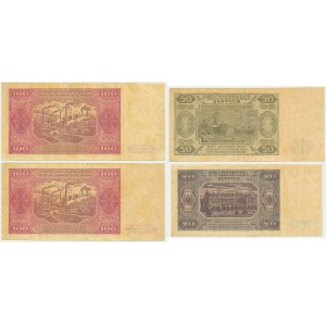 Set, 20-100 or 1948 (4 pièces)