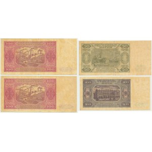 Set, 20-100 gold 1948 (4 pieces).