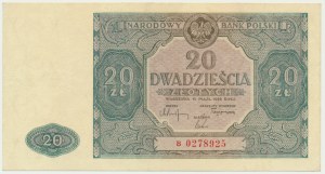 20 zloty 1946 - B -
