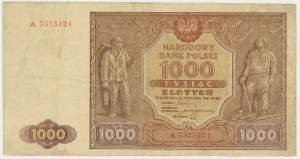 1,000 zloty 1946 - A. -