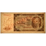 10 zloty 1948 - SPECIMEN - D 0000000 -