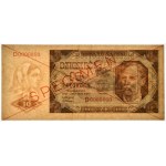10 złotych 1948 - SPECIMEN - D 0000000 -