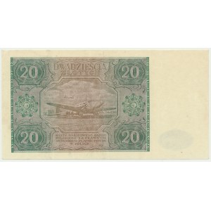 20 zloty 1946 - F -