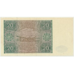 20 Zloty 1946 - F -