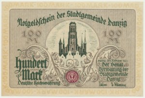 Danzig, 100 Mark 1922
