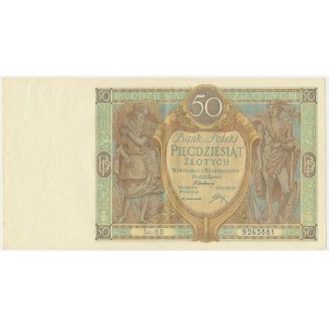 50 gold 1929 - Ser.B.D. - schön und natürlich