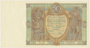50 złotych 1929 - Ser.B.D. - ładny i naturalny