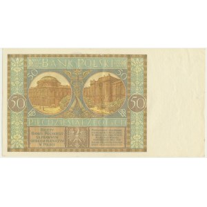 50 złotych 1929 - Ser.B.D. - ładny i naturalny