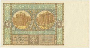 50 złotych 1929 - Ser.B.D. - ładny i naturalny