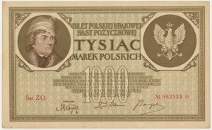 1,000 marks 1919 - Ser. ZO -.