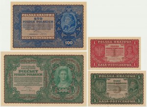 Set, 1-500 marks 1919
