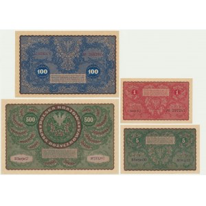 Set, 1-500 marks 1919