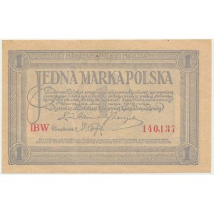 1 mark 1919 - IBW -.