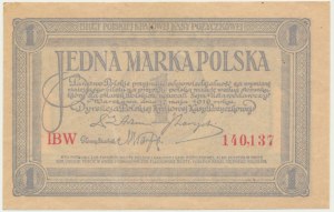1 známka 1919 - IBW -