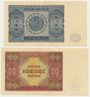 Súprava, 5-10 zlatých 1946 (2 kusy)