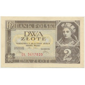 2 zloty 1936 - DŁ -.