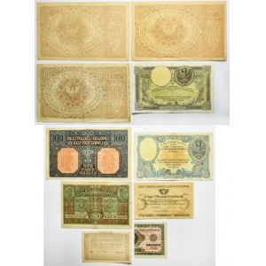 Sada, poľské bankovky (10 kusov)