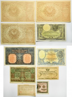 Sada, polské bankovky (10 kusů)