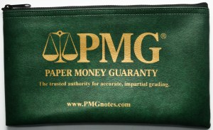 PMG bag for banknotes