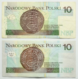 10 złotych 1994-2016 (2 szt.)