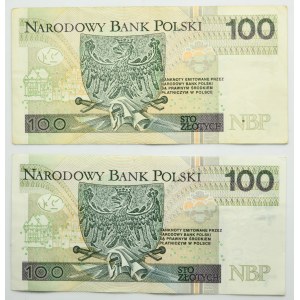 100 zloty 2012-18 (2 pcs.) - interesting radars