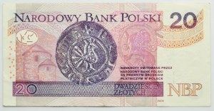 20 Zloty 2016 - BN 8000000 - millionste Zahl