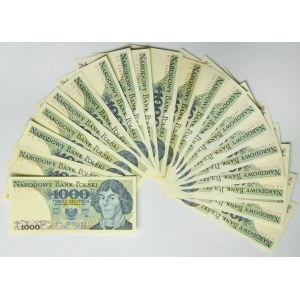 Zestaw, 1.000 złotych 1982 (21 szt.)