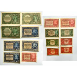 Set, 1-500 marks 1919 (16 pieces).