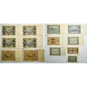 Set, 1-500 or 1940-41 (12 pièces)