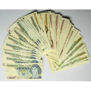 Súprava, 50-1000 libier 1982-88 (približne 135 kusov)