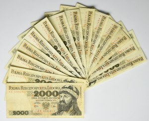 2.000 złotych 1979 (14 szt.)
