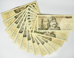 2.000 złotych 1979 (14 szt.)
