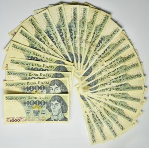 1.000 złotych 1975 (ok.30 szt.)