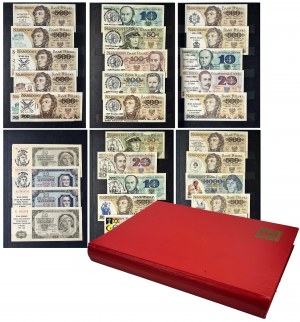 Banknotes with commemorative overprints (approx. 125 pieces).