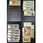 Ensemble de billets de banque polonais (environ 100 pièces)